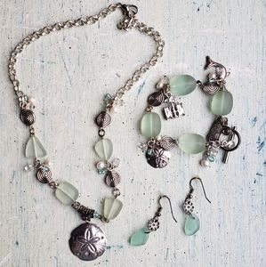 Sea Glass jewelry bundle
